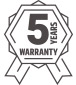 5 years warranty 5 years warranty